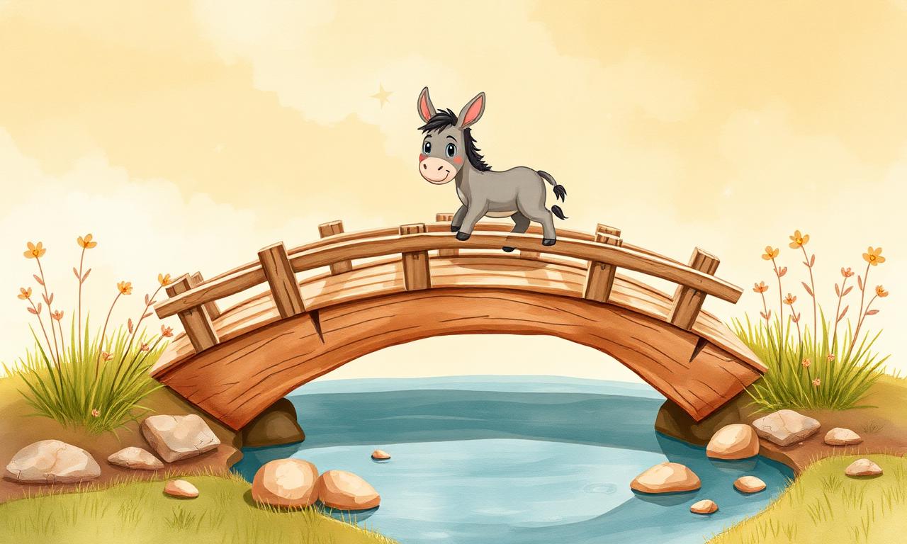 Illustration zur Lerntechnik Eselsbrücken